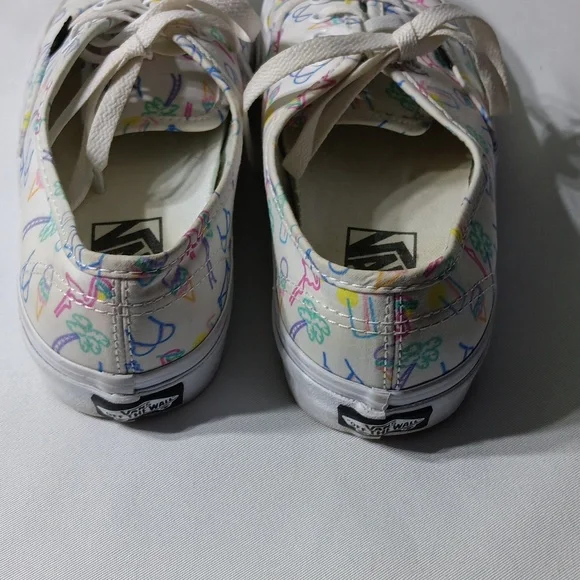 VANS Unisex Beach Themed Pattern Sneakers-  W 7  , M 5.5 - Picture 3 of 7